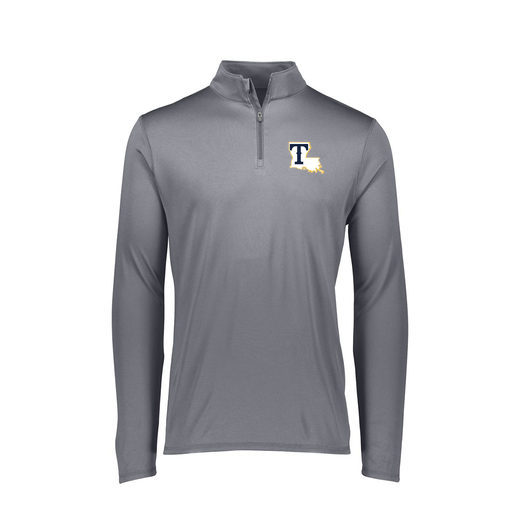 [FTLQFLGY-FAXS-LOGO2] Decker Women's Flex-Lite 1/4 Zip Shirt (Female Adult XS, Gray, Logo 2)