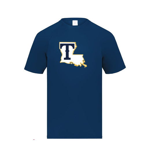 [2790.065.S-LOGO2] Men's Smooth Sport T-Shirt (Adult S, Navy, Logo 2)