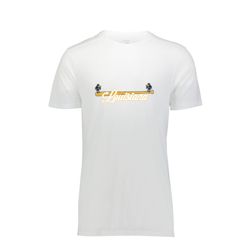 [FTSCUBWH-AS-LOGO3] Decker Men's Tri-Blend T-Shirt - Short Sleeve (Adult S, White, Logo 3)