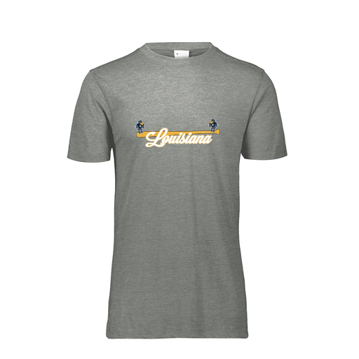 [FTSCUBGY-AS-LOGO3] Decker Men's Tri-Blend T-Shirt - Short Sleeve (Adult S, Gray, Logo 3)