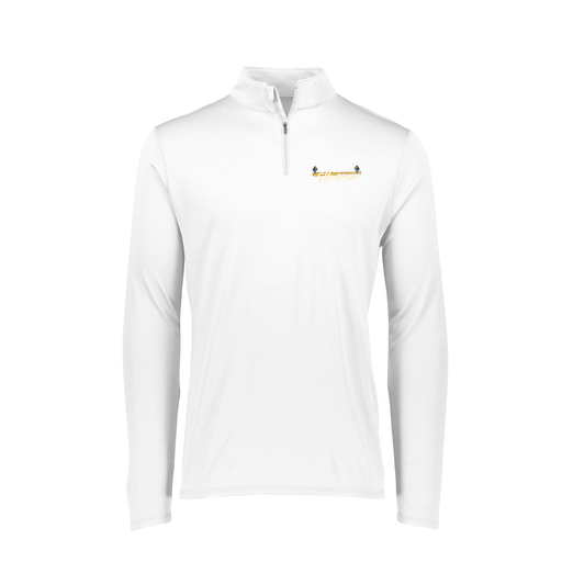 [FTLQFLWH-FAXS-LOGO3] Ladies Flex-Lite 1/4 Zip Shirt (Female Adult XS, White, Logo 3)