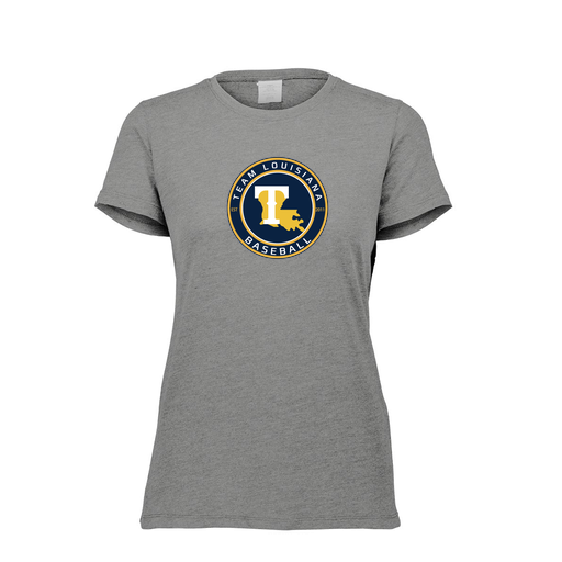 [FTSCUBGY-FAXS-LOGO1] Decker Women's Tri-Blend T-Shirt - Short Sleeve (Female Adult XS, Gray, Logo 1)