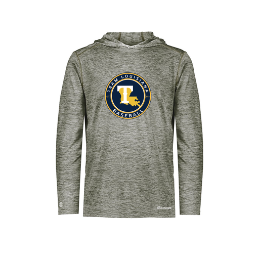 [FOLHCGGY-AS-LOGO1] Decker Men's Charge Hoodie (Adult S, Gray, Logo 1)