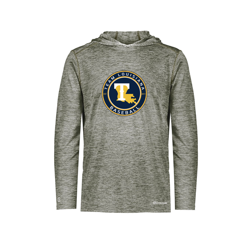 [CUS-DFW-CHGHOOD-PER-LSL-GRY-YS-LOGO1] Youth Charge Hoodie (Youth S, Gray, Logo 1)