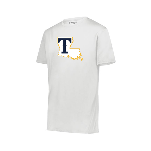 [222818.005.S-LOGO2] Men's Movement Dri Fit Shirt (Adult S, White, Logo 2)